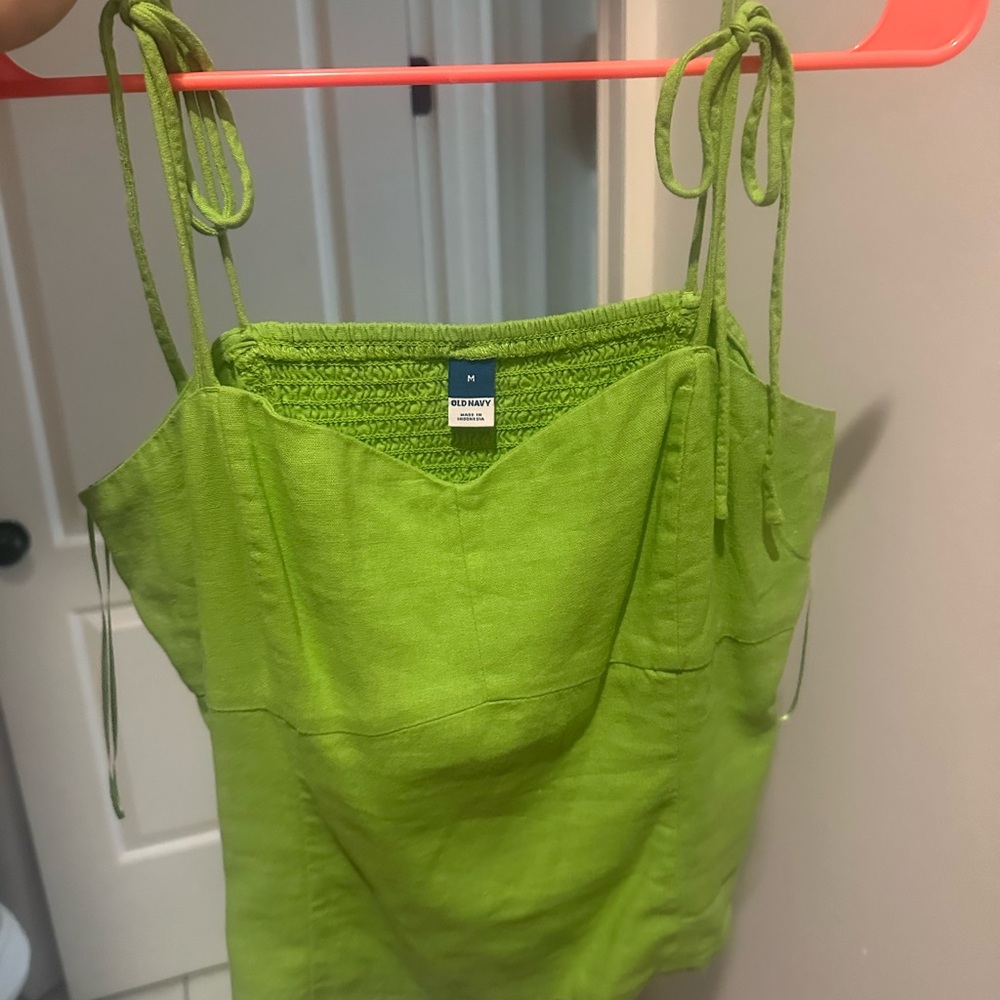Old Navy Bright Green Tank Top